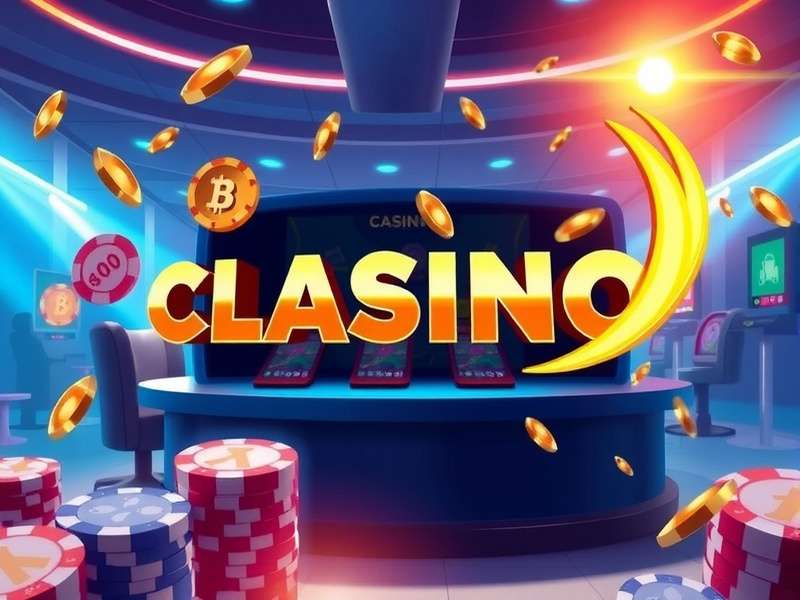 Luxurious casino interior in India with chandeliers and gaming tables