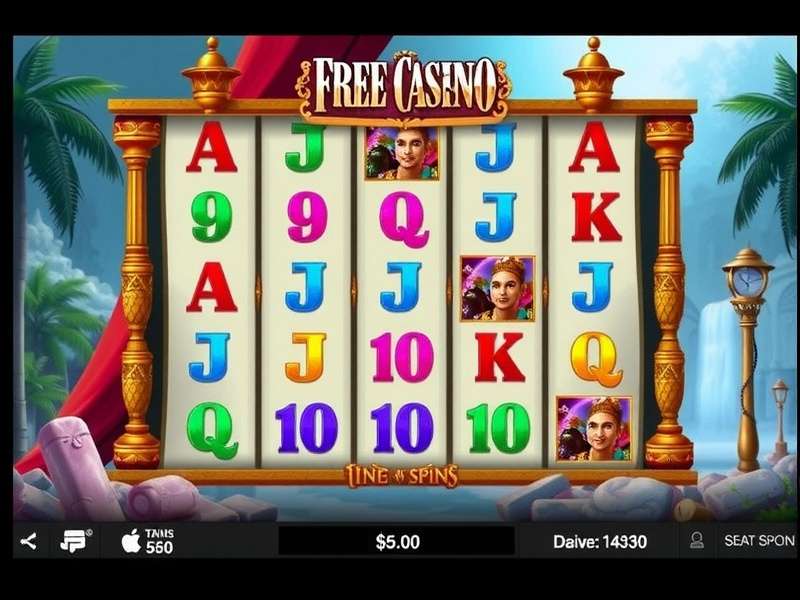 Woman winning free spins on a slot machine in India