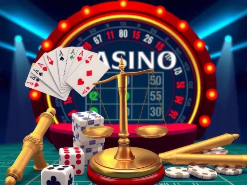 Legal casino gaming in India showing chips and cards