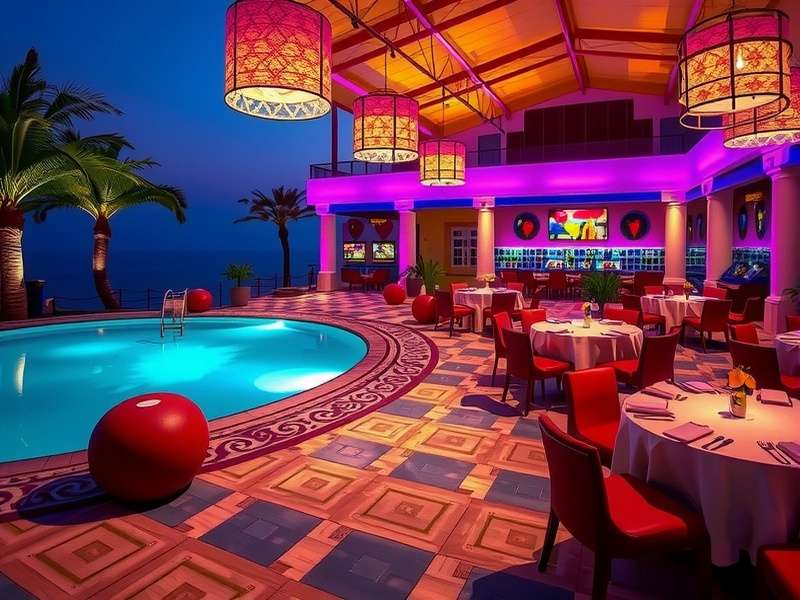 The Zuri White Sands Goa Resort Casino gaming floor with tables and slot machines