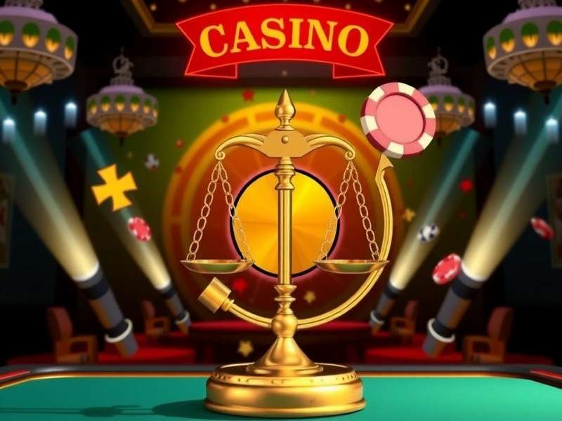 Vibrant online casino interface with roulette and cards